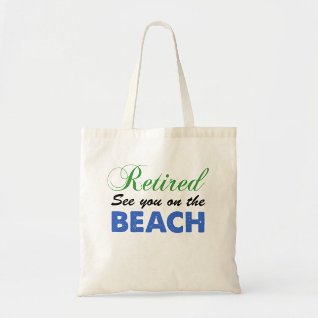 Retiré voyez-vous au sac fourre-tout à plage (Devant)