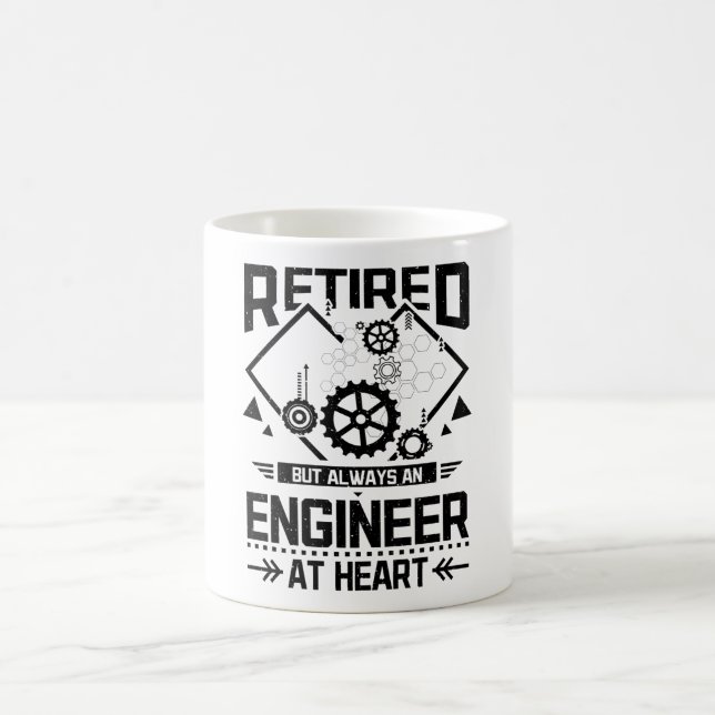 Retired at heart kaffeetasse (Mittel)