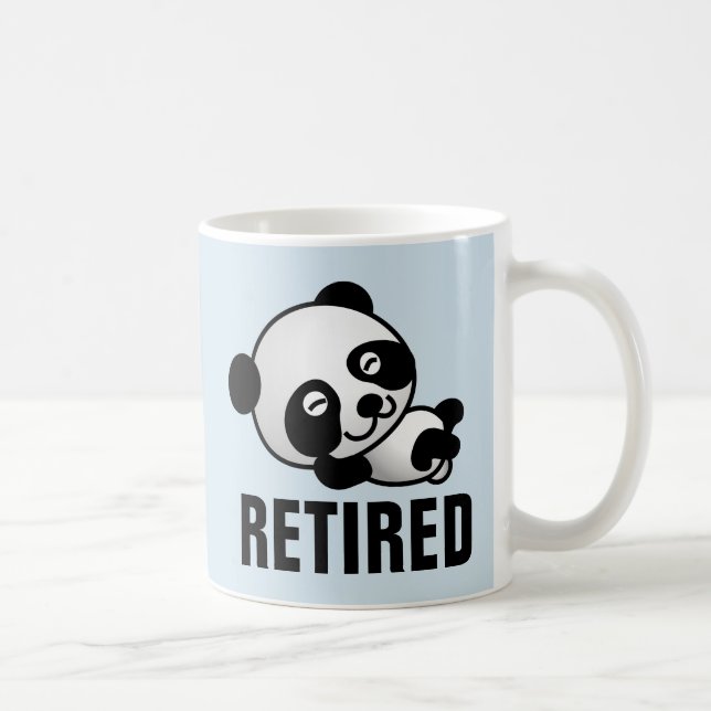RETIRED RETIREMENT COFFEGS MUGS KAFFEETASSE (Rechts)