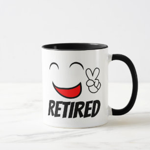 RETIRED RETIREMENT COFFEGS MUGS TASSE