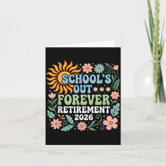 Retired Teacher 2026 Retired Life Teacher Karte