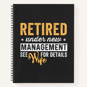Retired under new management wife for details. notizbuch