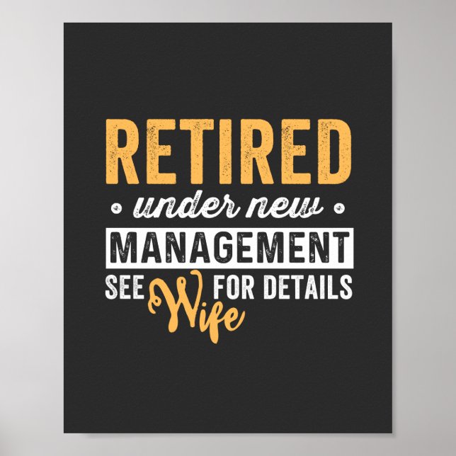 Retired under new management wife for details. poster (Vorne)