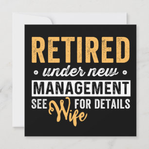 Retired under new management wife for details. save the date