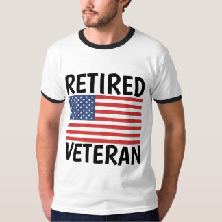 RETIRED VETERAN T - Shirt T-Shirts