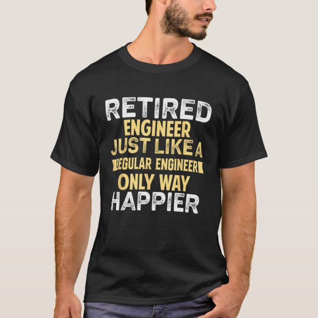 Retired Welding Engineer Welder Welding Humor T-Shirt (Vorderseite)