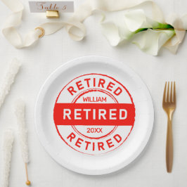 Retiree Fun! Party für die individuelle Altersvors Pappteller