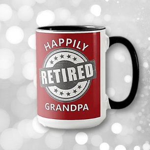 Retiree Geschenk! Remüde Grandpa-Geschenk-Tasse Tasse