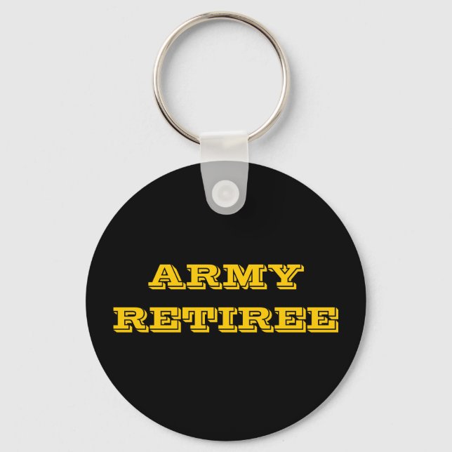 Retiree Key Chain Army Schlüsselanhänger (Vorderseite)