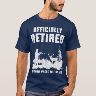 Retirement 2025 Retire Deer Hunting Retired Gifts T-Shirt