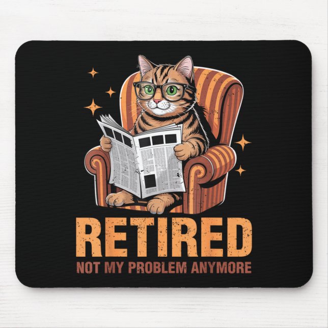 Retirement 2026 Retired 2026 Not My Problem Anymor Mousepad (Vorne)