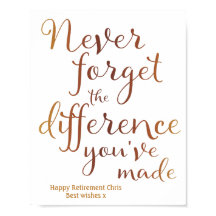 Retirement Appreciation Party Print Sign