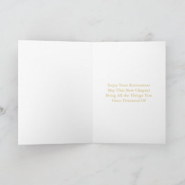 Retirement Card | Enjoy Every Minute | Peaceful Co Karte
