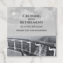 Retirement Cruising into Retirement Cruise Ship  Geschenkanhänger