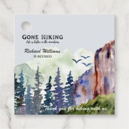 Retirement Gone Hiking Life is Better Mountains Geschenkanhänger