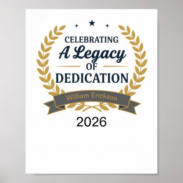 Retirement Poster (Vorne)