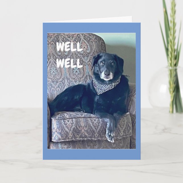 **RETIRING** WOOF WOOF GRATULALATIONS KARTE (Vorderseite)
