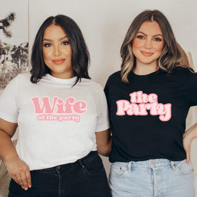 Reto Script Bachelorette-Ehefrau des Party-T - Shi T-Shirt (Von Creator hochgeladen)