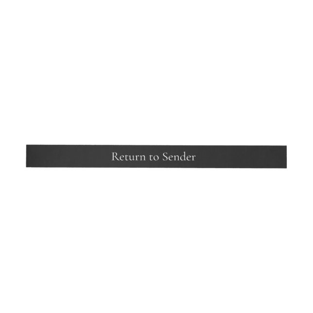 Retour à Étiquettes d'adresse de retour de l'expéd (Individual)