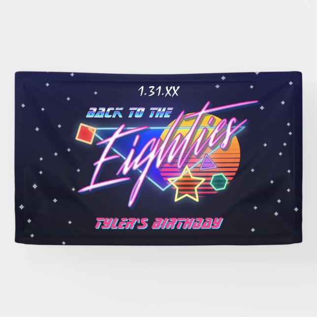 Retour à la bannière des années 80 (Horizontal)