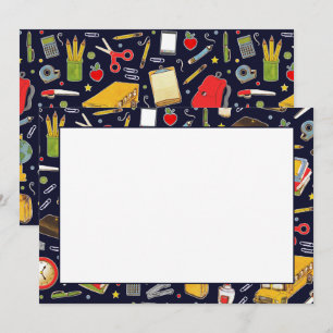 Retour À La Carte De Voeux À L'École