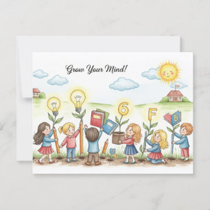 Retour à la carte postale de l'école
