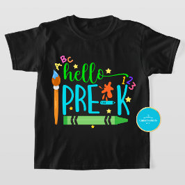 Retour à la chemise scolaire | Bonjour T-shirt pré