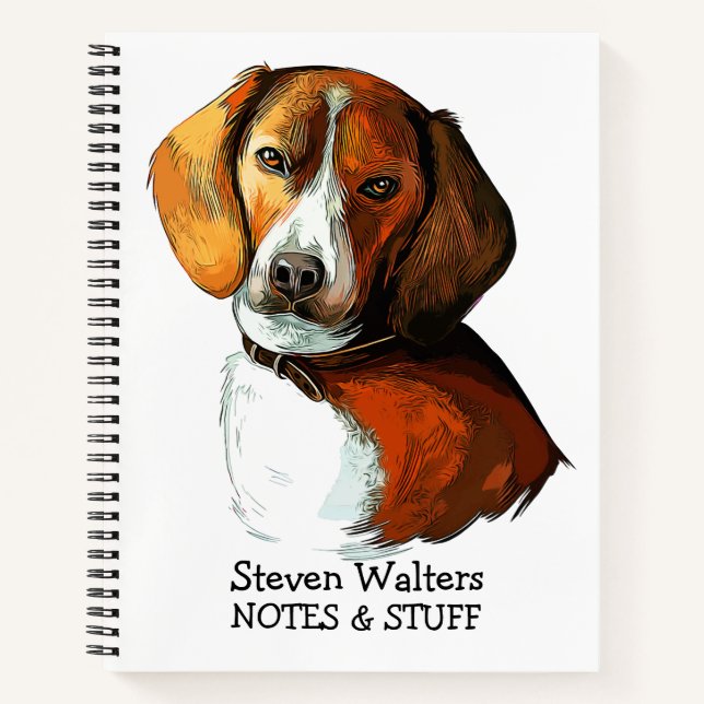 Retour à l'école American Foxhound carnet (Devant)