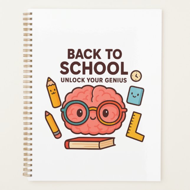 Retour à l'école - Déverrouillez votre Carnet géni (Devant)