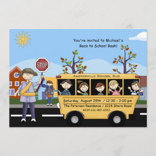 Retour à l'école - Invitation à la fête