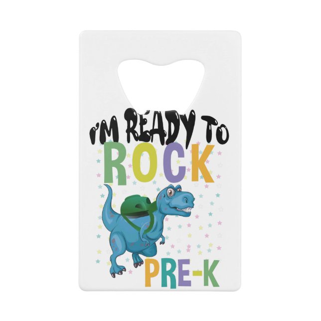 Retour à l'école Je suis prêt à rocher le dinosaur (Devant)