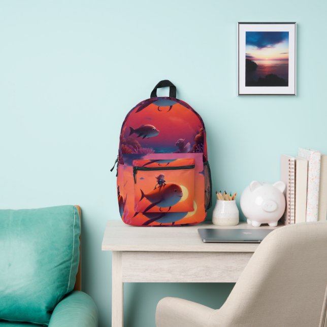 Retour à l'école sac à dos - Enfants équitation ba (Insitu)