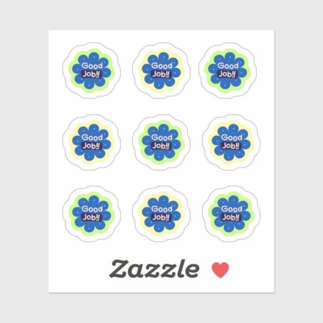 Retour à l'école Stickers "Bien fait" (Feuille)