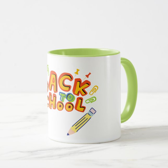 Retour au carburant scolaire | Mode étude Mug acti (Devant droit)
