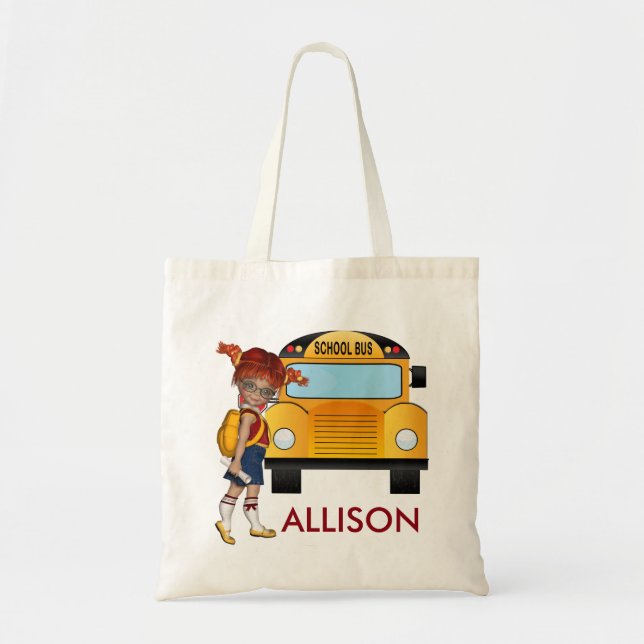 Retour au Sac fourre-tout scolaire avec monogramme (Devant)