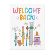 Retour de bienvenue (vertical) - Carte postale