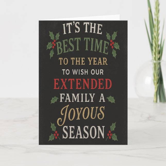 Retour de la carte de voeux Noël (Devant)