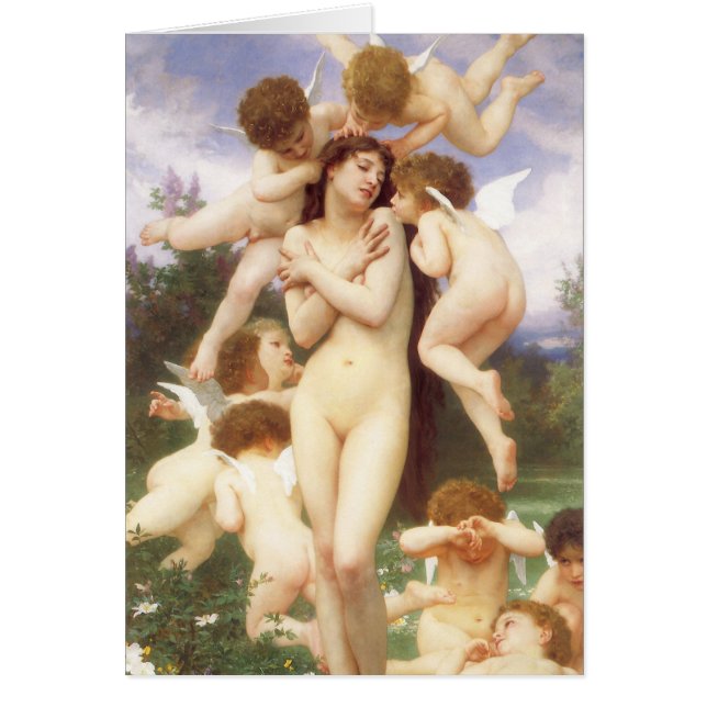 Retour du printemps (Le Printemps) par Bouguereau (Devant)