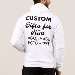 Retour personnalisé - Sweat - shirt à capuche Zip 