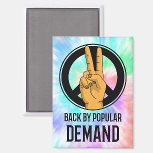 Retour sur demande populaire Aimant Tie-Dye