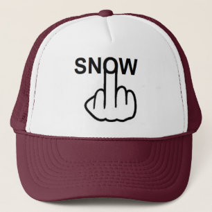 Retournement casquette de neige