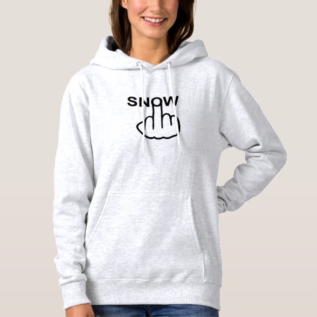 Retournement sweat - shirt à capuche de neige (Devant)