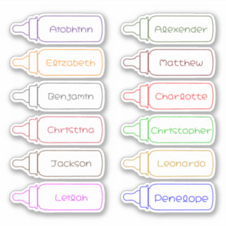 Retourner à l'école Stickers de noms multiples per