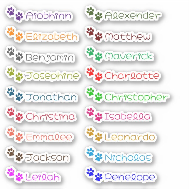 Retourner à l'école Stickers de noms multiples per (Devant)