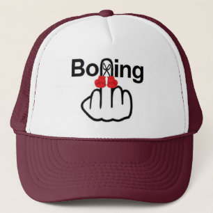 Retourner de la boîte de casquette