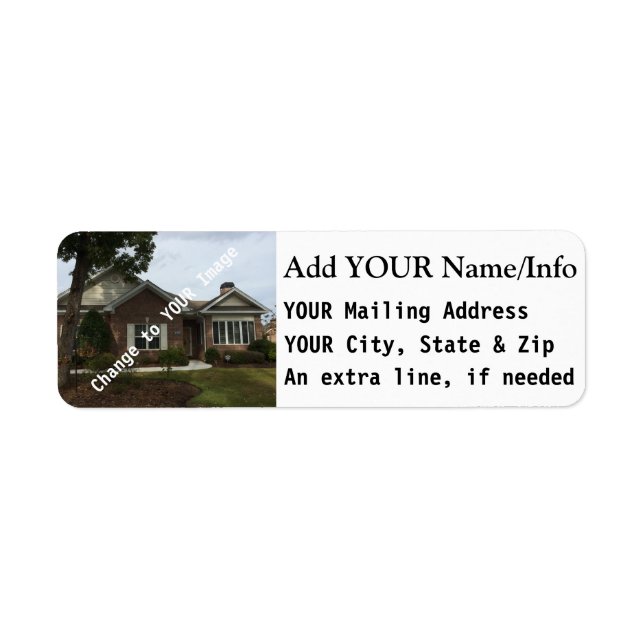 Retourner Étiquettes de adresse de messagerie, pou (Devant)