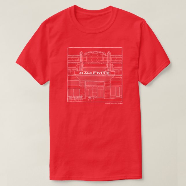 Retourner les films au T-shirt Maplewood (Design devant)