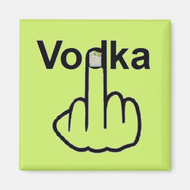 Retourner Magnet Vodka (Devant)