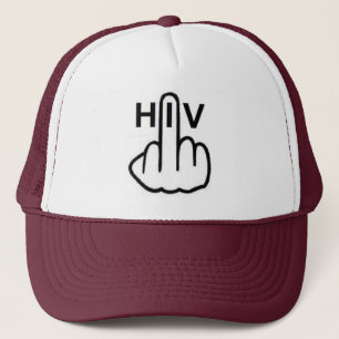 Retourner sur le VIH casquette