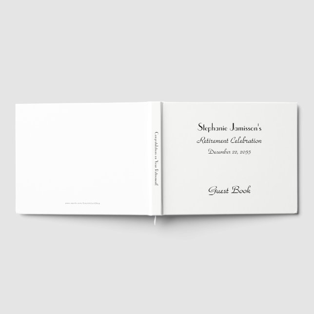 Retraite du livre d'or, Faux Textured Burlap (Complet)